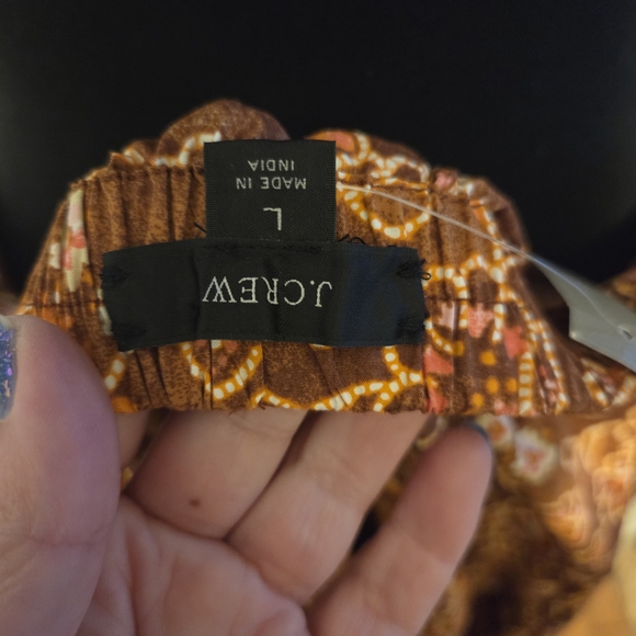 J. Crew Floral Orange Maxi Skirt - Picture 4 of 5